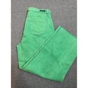 Blank NYC The Baxter Ribcage Straight Leg Green Jeans Size 28